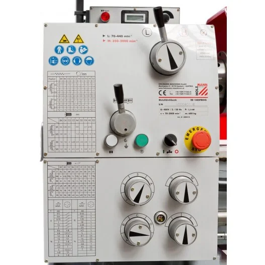 Torno para metal ED1000FBDIG_400V... Torno para metal ED1000FBDIG_400V...