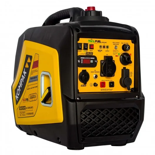 Generador Inverter Dual Fuel Gas GLP / Gasolina 2,3 kW KGG20Ei-DF Generador Inverter Dual Fuel Gas GLP / Gasolina 2,3 kW KGG20Ei-DF