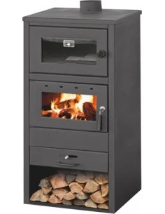 ESTUFA DE LEÑA 10,6KW HORNO...