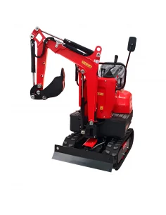 Mini excavadora retro...