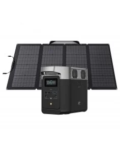 EcoFlow Estación de carga DELTA 2 + Panel Solar Bifacial de 220W