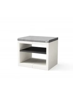 ​Modulo Bancada Kitaway Blanco y Gris con 84 x 63 x 71h cm