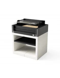 Barbacoa Kitaway Grill Blanco y Gris con 84 x 63 x 101h cm