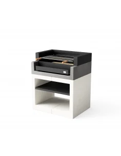 Barbacoa Kitaway Grill Blanco y Gris con 84 x 63 x 101h cm