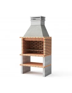 Barbacoa Paellero de Ladrillo y Hormigón Calpe