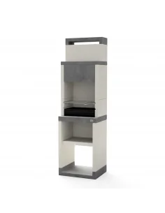 Barbacoa Plan 0 Plus Carbon con rodape 59 cm