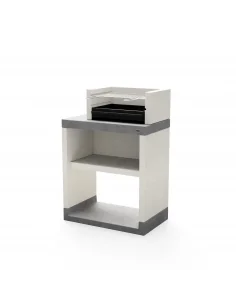 Barbacoa Plan 1 Carbon con rodape 78 cm