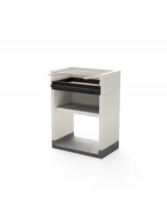 Barbacoa Venit Flex con rodapé 59 cm Carbon