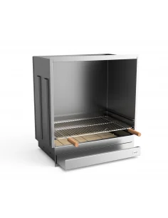 Cajon Kitaway en acero inoxidable con parrilla