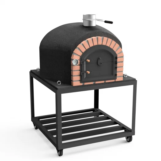 Horno Gran Canaria Plus 80 Negro con base de ruedas