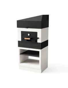 Horno Kitaway Otte Blanco y Negro con rodape