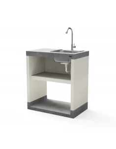 Modulo bancada con fregadero Venit/Plan 1 con 78 x 47 x 88h