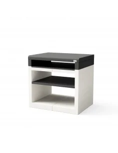 Modulo Bancada Kitaway Blanco y Negro Plus con 84 x 63 x 81h cm