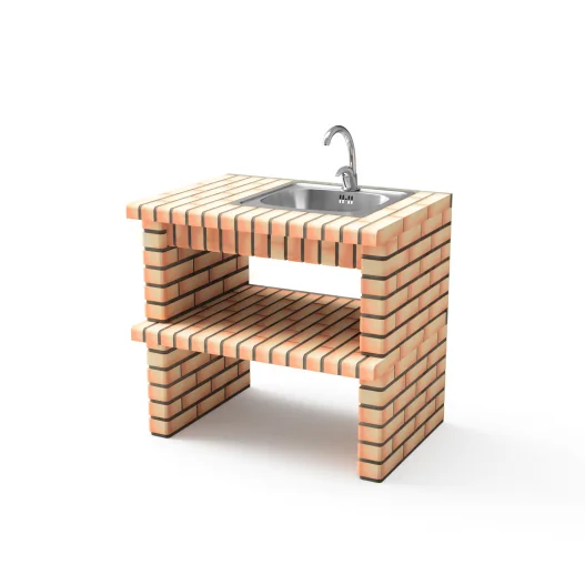 Modulo Bancada Luxor con fregadero