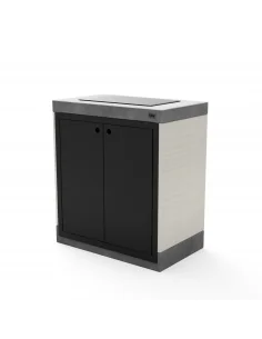 Modulo Bancada Plan/Venit con Placa Teka y puertas 78 cm