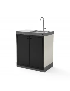 Modulo Bancada Plan/Venit Fregadero y Puertas 78 cm