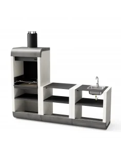 Pack Barbacoa SUD + Modulo Bancada + Modulo Fregadero