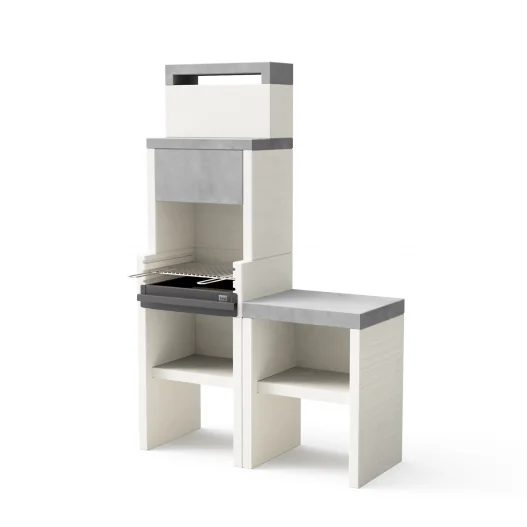 Pack barbacoa Venit Flex carbon + bancada Plan/Venit 59 cm