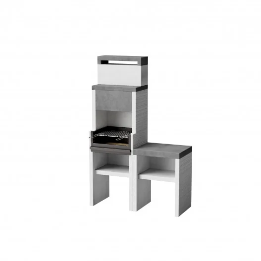 Pack barbacoa Venit Flex Leña y carbon + bancada Plan/Venit 59 cm