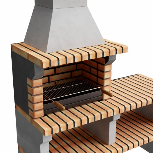 Barbacoa Liz Plus en hormigón y... Barbacoa Liz Plus en hormigón y...