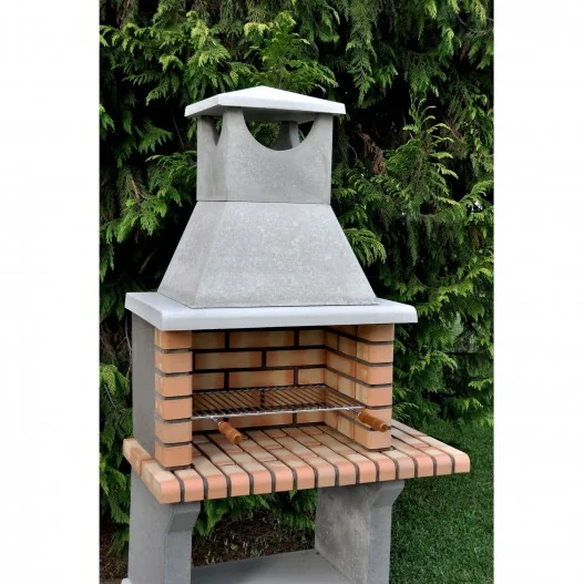 Barbacoa Ladrillo y Hormigón Luna Barbacoa Ladrillo y Hormigón Luna