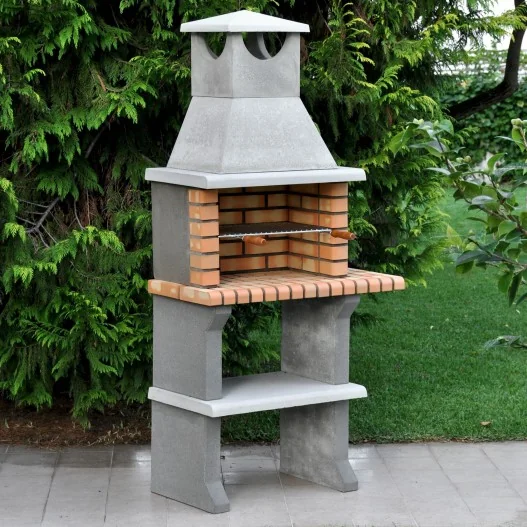 Barbacoa Ladrillo y Hormigón Luna Barbacoa Ladrillo y Hormigón Luna