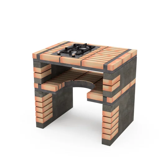 Modulo bancada California en ladrillo...