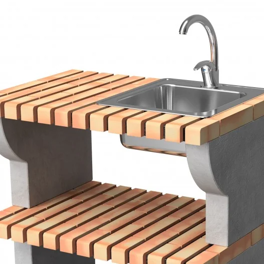 Barbacoa Bailen en ladrillo y... Barbacoa Bailen en ladrillo y...