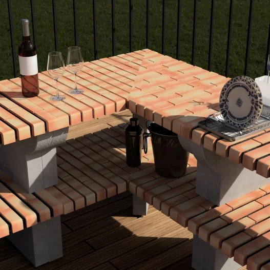 Modulo bancada Bailen esquina en... Modulo bancada Bailen esquina en...