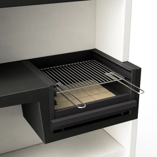 Cajon Plan Fold en acero negro con... Cajon Plan Fold en acero negro con...