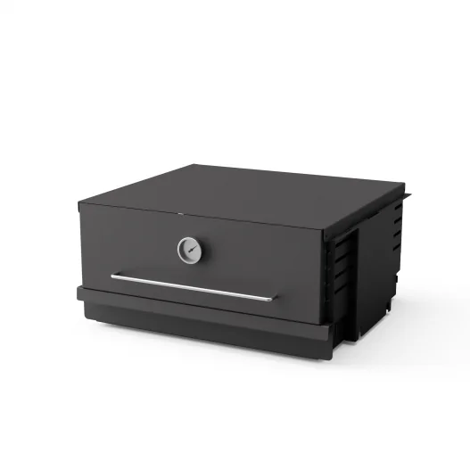 Cajon SUD en acero negro con parrilla...