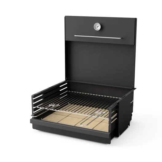 Cajon SUD en acero negro con parrilla... Cajon SUD en acero negro con parrilla...