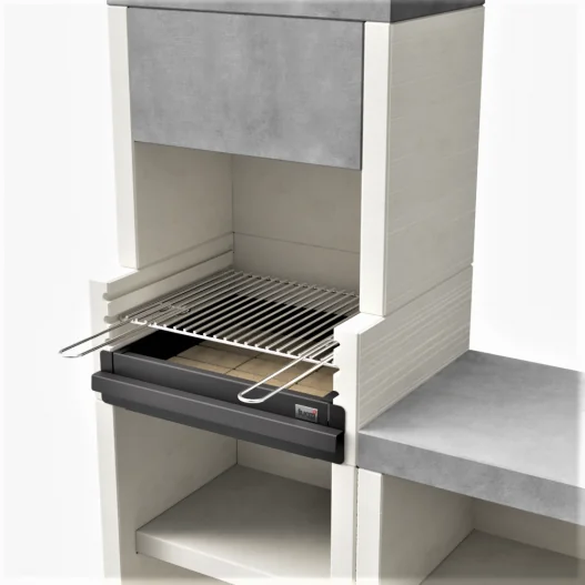 Cajón Venit en acero pintado de negro... Cajón Venit en acero pintado de negro...