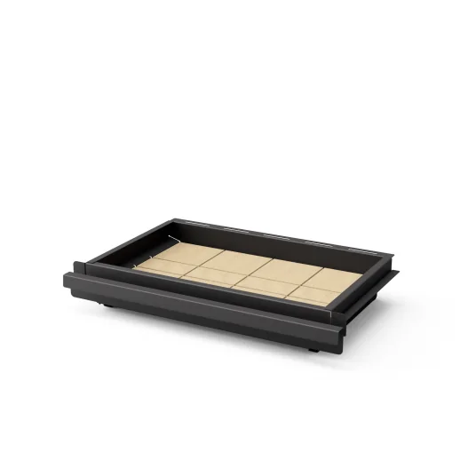 Cajón Venit en acero pintado de negro...