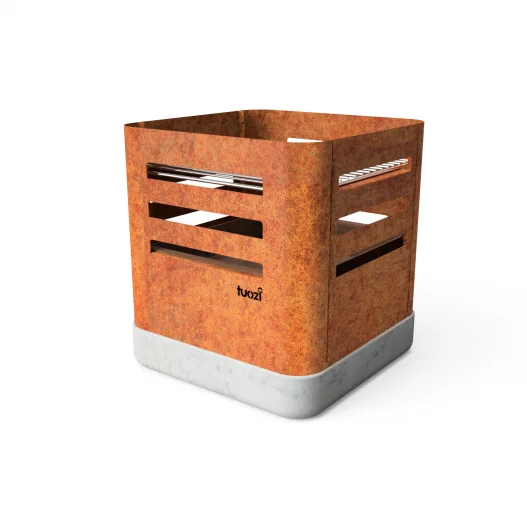 Fire pit THARSIS en acero corten