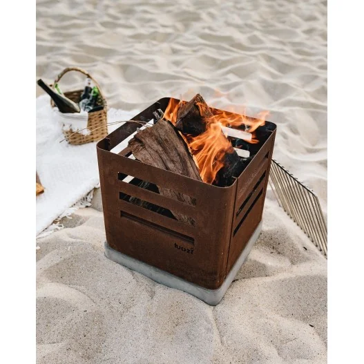 Fire pit THARSIS en acero corten Fire pit THARSIS en acero corten