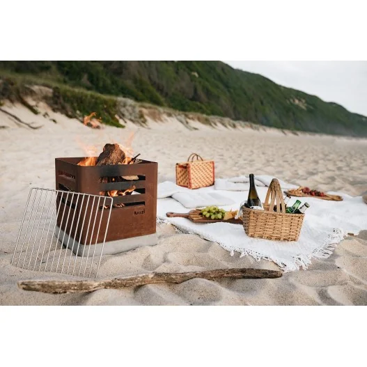 Fire pit THARSIS en acero corten Fire pit THARSIS en acero corten