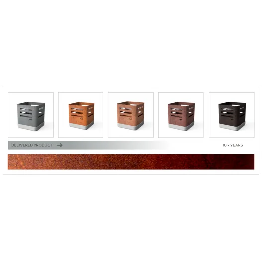 Fire pit THARSIS en acero corten Fire pit THARSIS en acero corten