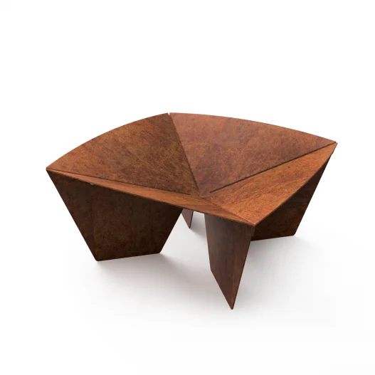 Fire pit SYRTIS en acero corten