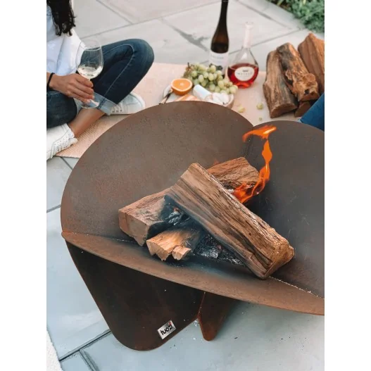 Fire pit MEDUSAE en acero corten Fire pit MEDUSAE en acero corten