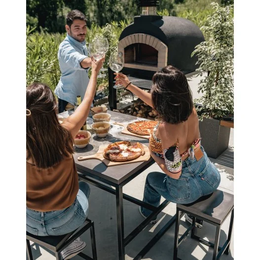 Mesa Tribeca en hormigón gris liso.... Mesa Tribeca en hormigón gris liso....