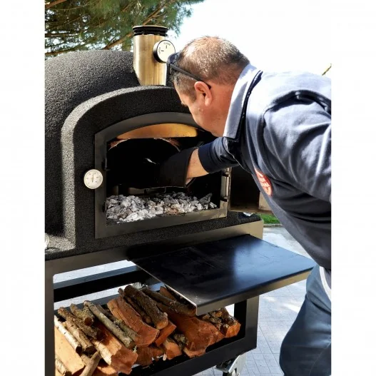 Horno Kitaway Negro 120 con base con... Horno Kitaway Negro 120 con base con...