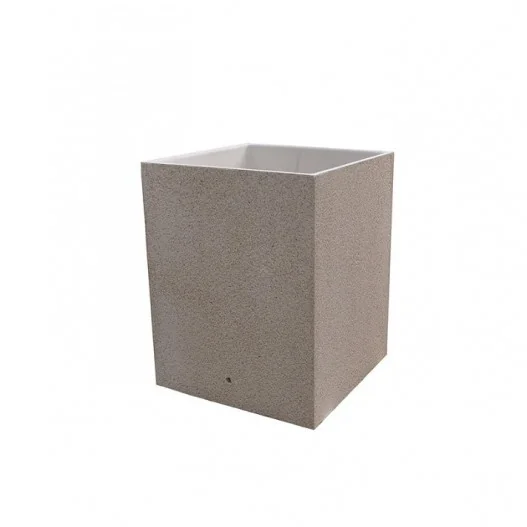 Macetero Cuadrado Euclid Texturizado...