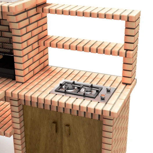 Barbacoa Ladrillo y Hormigón Luxor... Barbacoa Ladrillo y Hormigón Luxor...