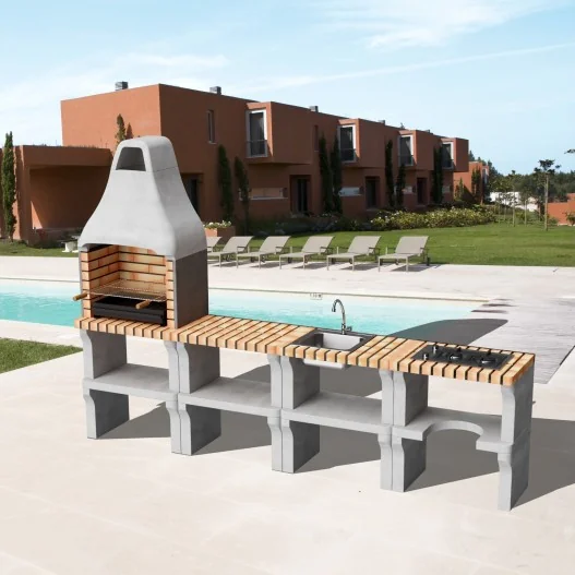 Cocina exterior set de Barbacoa New... Cocina exterior set de Barbacoa New...