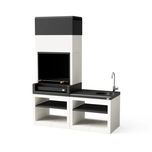 Cocina exterior set de Barbacoa...