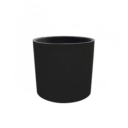 Jardinera Redonda Euclid Liso Negro...