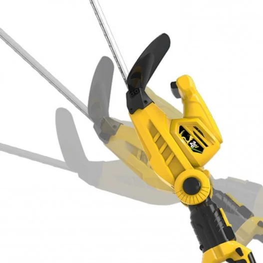 Cortasetos telescópico a batería... Cortasetos telescópico a batería...