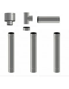 KIT TUBOS 80MM DOBLE PARED...