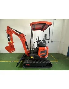 Mini Excavadora Giratoria BAIMSE 1800Kg Motor Kubota 3 Cilindros